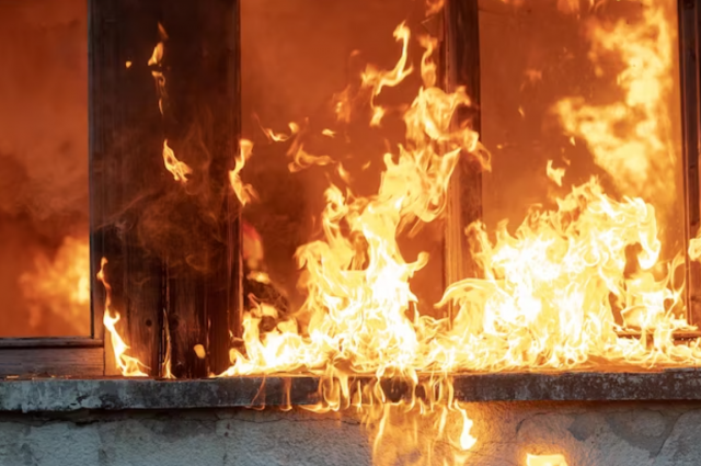 В Нижегородской области в пожаре сгорела семья из пяти человек