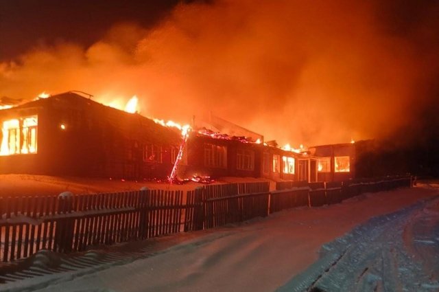 В Иркутской области завели дело по факту поджога сельской школы