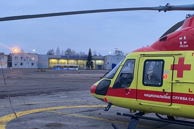 SHOT: главу Минздрава Башкирии вертолётом доставили в больницу Уфы