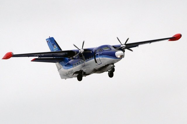 Самолет L-410 вынужденно сел в Комсомольске-на-Амуре из-за обледенения