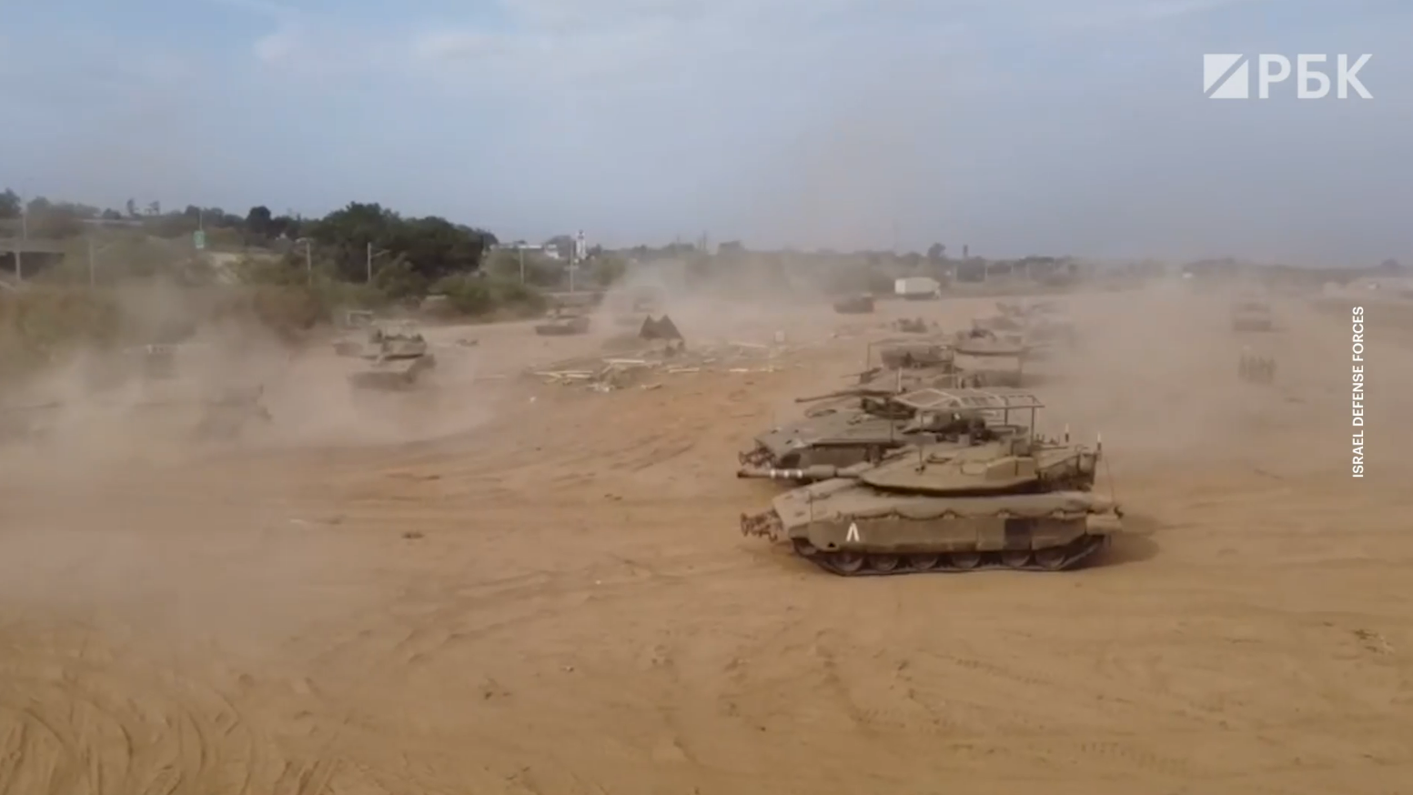 ЦАХАЛ показала действия танков и сухопутных войск в секторе Газа